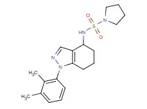 N-[1-(2,3-dimethylphenyl)-4,5,6,7-tetrahydro-1H-indazol-4-yl]pyrrolidine-1-sulfonamide