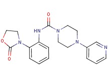 N-[2-(2-oxo-1,3-oxazolidin-3-yl)phenyl]-4-pyridin-3-ylpiperazine-1-carboxamide