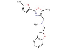 (2,3-dihydro-1-benzofuran-2-ylmethyl)methyl{[5-methyl-2-(5-methyl-2-furyl)-1,3-oxazol-4-yl]methyl}amine