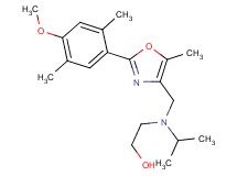 2-(isopropyl{[2-(4-methoxy-2,5-dimethylphenyl)-5-methyl-1,3-oxazol-4-yl]methyl}amino)ethanol