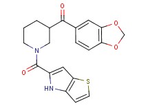 1,3-benzodioxol-5-yl[1-(4H-thieno[3,2-b]pyrrol-5-ylcarbonyl)-3-piperidinyl]methanone