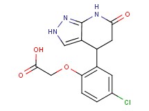 [4-chloro-2-(6-oxo-4,5,6,7-tetrahydro-2H-pyrazolo[3,4-b]pyridin-4-yl)phenoxy]acetic acid
