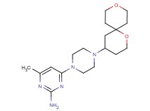 4-[4-(1,9-dioxaspiro[5.5]undec-4-yl)piperazin-1-yl]-6-methylpyrimidin-2-amine