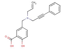 5-{[allyl(3-phenylprop-2-yn-1-yl)amino]methyl}-2-hydroxybenzoic acid