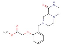 methyl {2-[(9-oxooctahydro-2H-pyrazino[1,2-a]pyrazin-2-yl)methyl]phenoxy}acetate
