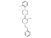 (3R*,4R*)-4-[4-(2-fluorophenyl)-1-piperazinyl]-1-(2-phenylethyl)-3-piperidinol