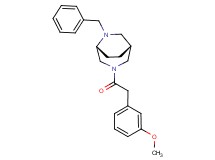 (1R*,5R*)-6-benzyl-3-[(3-methoxyphenyl)acetyl]-3,6-diazabicyclo[3.2.2]nonane