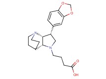 4-[(3R*,3aR*,7aR*)-3-(1,3-benzodioxol-5-yl)hexahydro-4,7-ethanopyrrolo[3,2-b]pyridin-1(2H)-yl]butanoic acid
