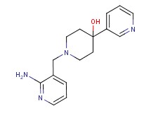 1-[(2-aminopyridin-3-yl)methyl]-4-pyridin-3-ylpiperidin-4-ol