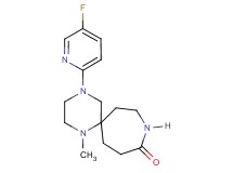4-(5-fluoro-2-pyridinyl)-1-methyl-1,4,9-triazaspiro[5.6]dodecan-10-one
