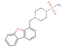 4-(dibenzo[b,d]furan-4-ylmethyl)piperazine-1-sulfonamide