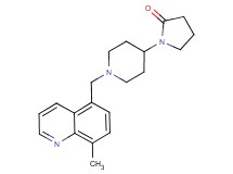 1-{1-[(8-methylquinolin-5-yl)methyl]piperidin-4-yl}pyrrolidin-2-one