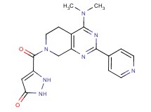 5-{[4-(dimethylamino)-2-(4-pyridinyl)-5,8-dihydropyrido[3,4-d]pyrimidin-7(6H)-yl]carbonyl}-1,2-dihydro-3H-pyrazol-3-one
