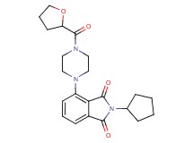 2-cyclopentyl-4-[4-(tetrahydro-2-furanylcarbonyl)-1-piperazinyl]-1H-isoindole-1,3(2H)-dione