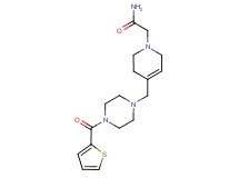 2-[4-{[4-(2-thienylcarbonyl)piperazin-1-yl]methyl}-3,6-dihydropyridin-1(2H)-yl]acetamide