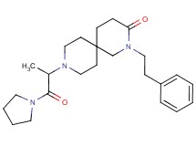 9-(1-methyl-2-oxo-2-pyrrolidin-1-ylethyl)-2-(2-phenylethyl)-2,9-diazaspiro[5.5]undecan-3-one