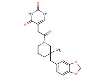 5-{2-[3-(1,3-benzodioxol-5-ylmethyl)-3-methylpiperidin-1-yl]-2-oxoethyl}pyrimidine-2,4(1H,3H)-dione