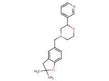 4-[(2,2-dimethyl-2,3-dihydro-1-benzofuran-5-yl)methyl]-2-pyridin-3-ylmorpholine
