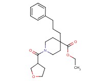 ethyl 4-(3-phenylpropyl)-1-(tetrahydro-3-furanylcarbonyl)-4-piperidinecarboxylate