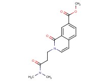 methyl 2-[3-(dimethylamino)-3-oxopropyl]-1-oxo-1,2-dihydroisoquinoline-7-carboxylate