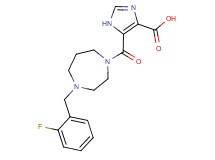 5-{[4-(2-fluorobenzyl)-1,4-diazepan-1-yl]carbonyl}-1H-imidazole-4-carboxylic acid