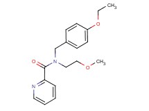 N-(4-ethoxybenzyl)-N-(2-methoxyethyl)pyridine-2-carboxamide