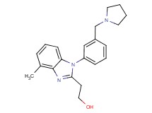 2-{4-methyl-1-[3-(pyrrolidin-1-ylmethyl)phenyl]-1H-benzimidazol-2-yl}ethanol