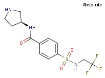 N-[(3S)-3-pyrrolidinyl]-4-{[(2,2,2-trifluoroethyl)amino]sulfonyl}benzamide hydrochloride