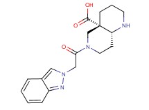 (4aS*,8aR*)-6-(2H-indazol-2-ylacetyl)octahydro-1,6-naphthyridine-4a(2H)-carboxylic acid