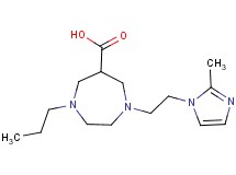 1-[2-(2-methyl-1H-imidazol-1-yl)ethyl]-4-propyl-1,4-diazepane-6-carboxylic acid