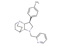 (2R*,3S*,6R*)-3-(4-methylphenyl)-5-(2-pyridinylmethyl)-1,5-diazatricyclo[5.2.2.0~2,6~]undecane