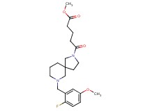 methyl 5-[7-(2-fluoro-5-methoxybenzyl)-2,7-diazaspiro[4.5]dec-2-yl]-5-oxopentanoate