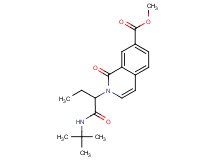 methyl 2-{1-[(tert-butylamino)carbonyl]propyl}-1-oxo-1,2-dihydroisoquinoline-7-carboxylate