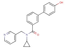 N-cyclopropyl-4'-hydroxy-N-(pyridin-3-ylmethyl)biphenyl-3-carboxamide