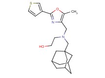 2-((1-adamantylmethyl){[5-methyl-2-(3-thienyl)-1,3-oxazol-4-yl]methyl}amino)ethanol