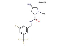 (4S)-4-amino-N-[3-fluoro-5-(trifluoromethyl)benzyl]-1-methyl-L-prolinamide