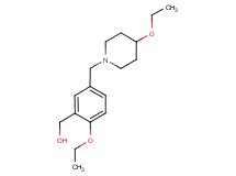 {2-ethoxy-5-[(4-ethoxypiperidin-1-yl)methyl]phenyl}methanol
