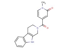 1-methyl-4-(1,3,4,9-tetrahydro-2H-beta-carbolin-2-ylcarbonyl)pyridin-2(1H)-one