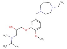 1-{5-[(4-ethyl-1,4-diazepan-1-yl)methyl]-2-methoxyphenoxy}-3-[isopropyl(methyl)amino]propan-2-ol