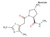 (2S,4R)-4-amino-1-[(2,4-dimethyl-1,3-thiazol-5-yl)acetyl]-N-methylpyrrolidine-2-carboxamide