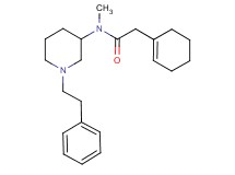 2-(1-cyclohexen-1-yl)-N-methyl-N-[1-(2-phenylethyl)-3-piperidinyl]acetamide