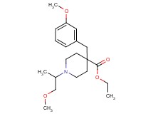 ethyl 4-(3-methoxybenzyl)-1-(2-methoxy-1-methylethyl)-4-piperidinecarboxylate