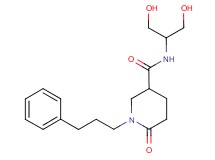 N-[2-hydroxy-1-(hydroxymethyl)ethyl]-6-oxo-1-(3-phenylpropyl)-3-piperidinecarboxamide