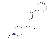 N-[3-(4-methylpiperazin-1-yl)butyl]pyrimidin-4-amine