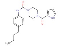 N-(4-butylphenyl)-4-(1H-pyrrol-2-ylcarbonyl)piperazine-1-carboxamide