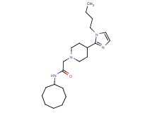 2-[4-(1-butyl-1H-imidazol-2-yl)-1-piperidinyl]-N-cyclooctylacetamide