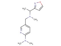 5-{[(1-isoxazol-3-ylethyl)(methyl)amino]methyl}-N,N-dimethylpyridin-2-amine