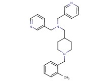 1-[1-(2-methylbenzyl)-4-piperidinyl]-N,N-bis(3-pyridinylmethyl)methanamine