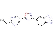 5-[5-(2-ethyl-5-pyrimidinyl)-1,2,4-oxadiazol-3-yl]-1H-benzimidazole