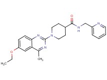1-(6-ethoxy-4-methyl-2-quinazolinyl)-N-(2-pyridinylmethyl)-4-piperidinecarboxamide